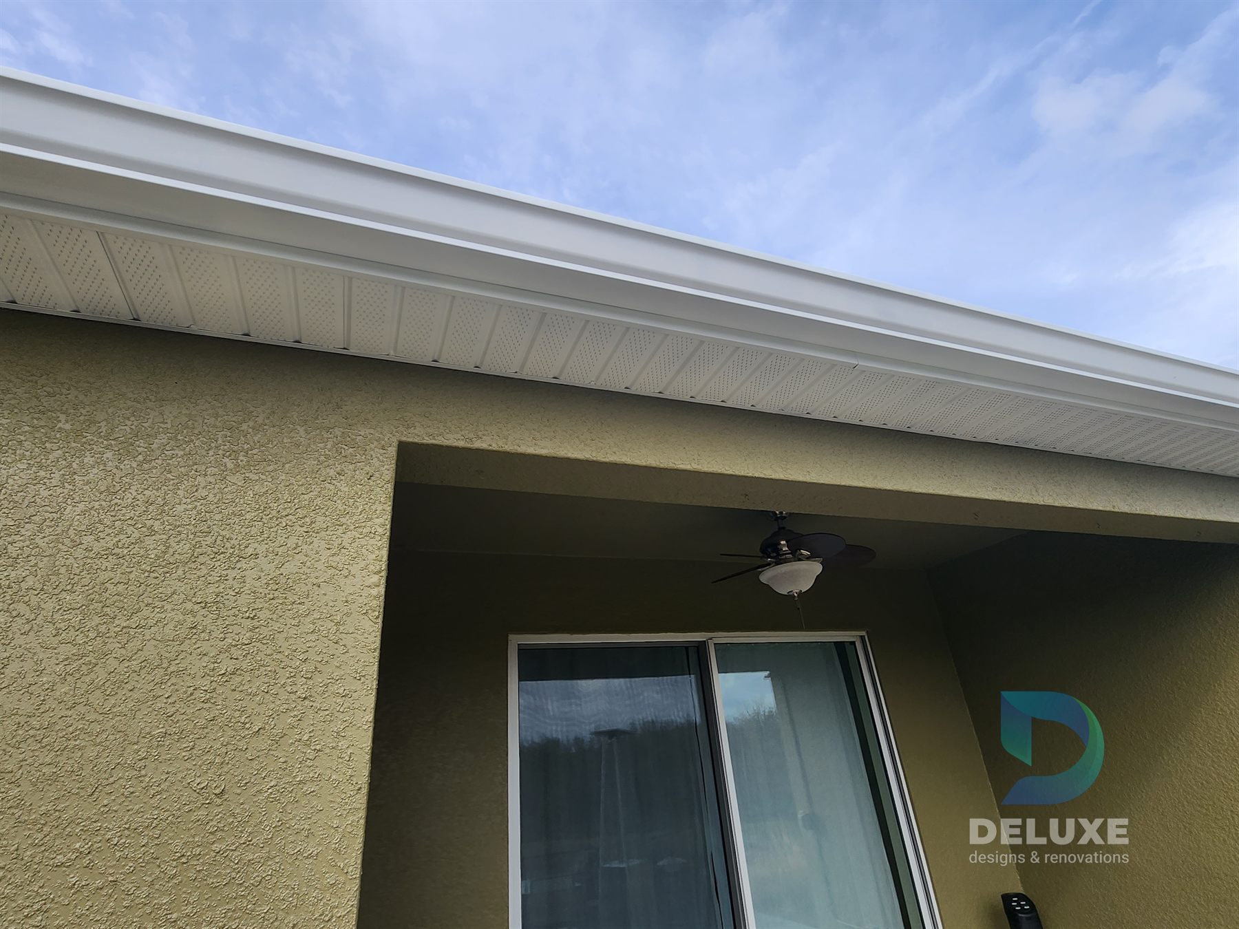 Residential exterior house painting and crack repair project photo 7